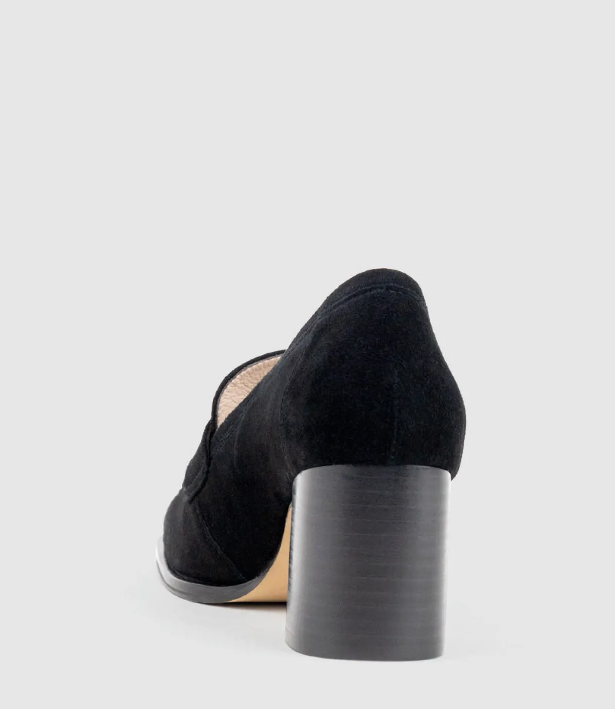 Hazel65 Albert Throat Pump In Black Suede