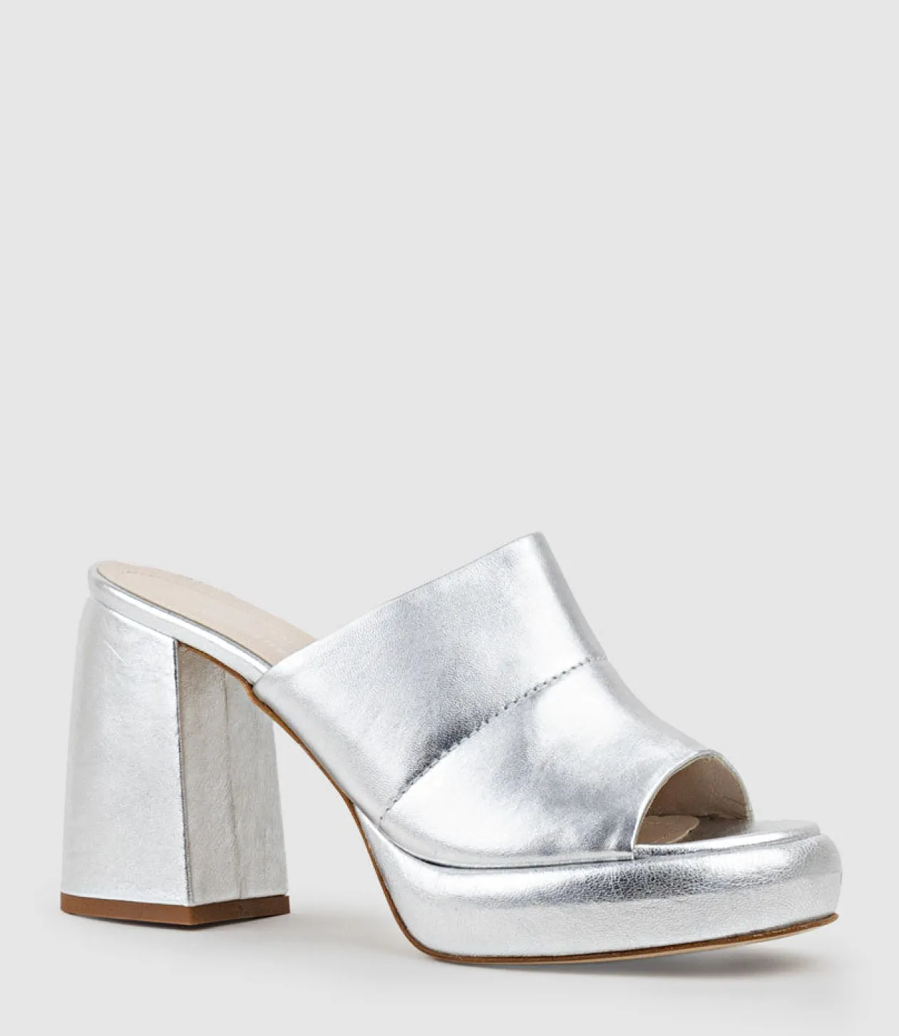 Illian95 Platform Slide In Silver