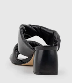 Imira55 Puffed Heel Slide In Black