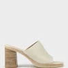 Inaya90 Block Heel Slide In Offwhite