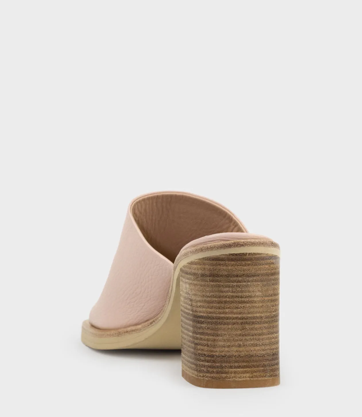 Inaya90 Block Heel Slide In Nude