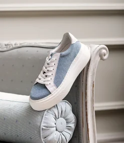 Jayce Platform Sneaker In Denim