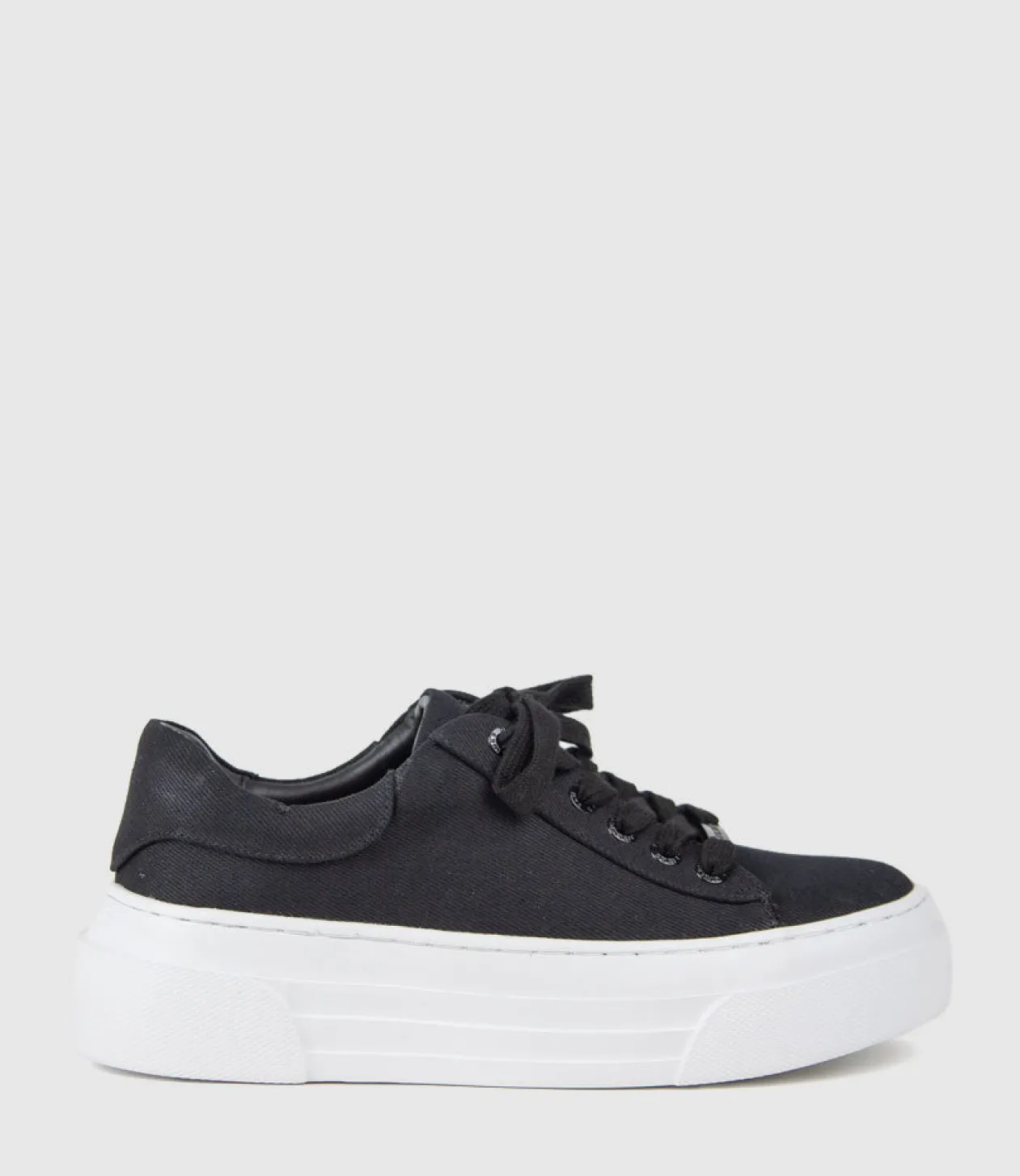 Jody Chunky Sole Canvas Sneaker In Black