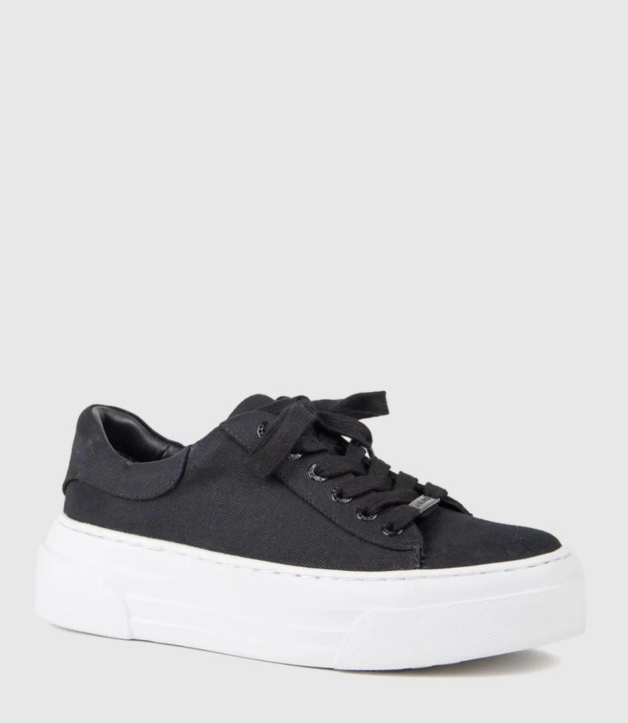 Jody Chunky Sole Canvas Sneaker In Black