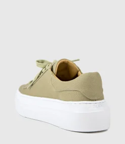 Jody Chunky Sole Canvas Sneaker In Olive
