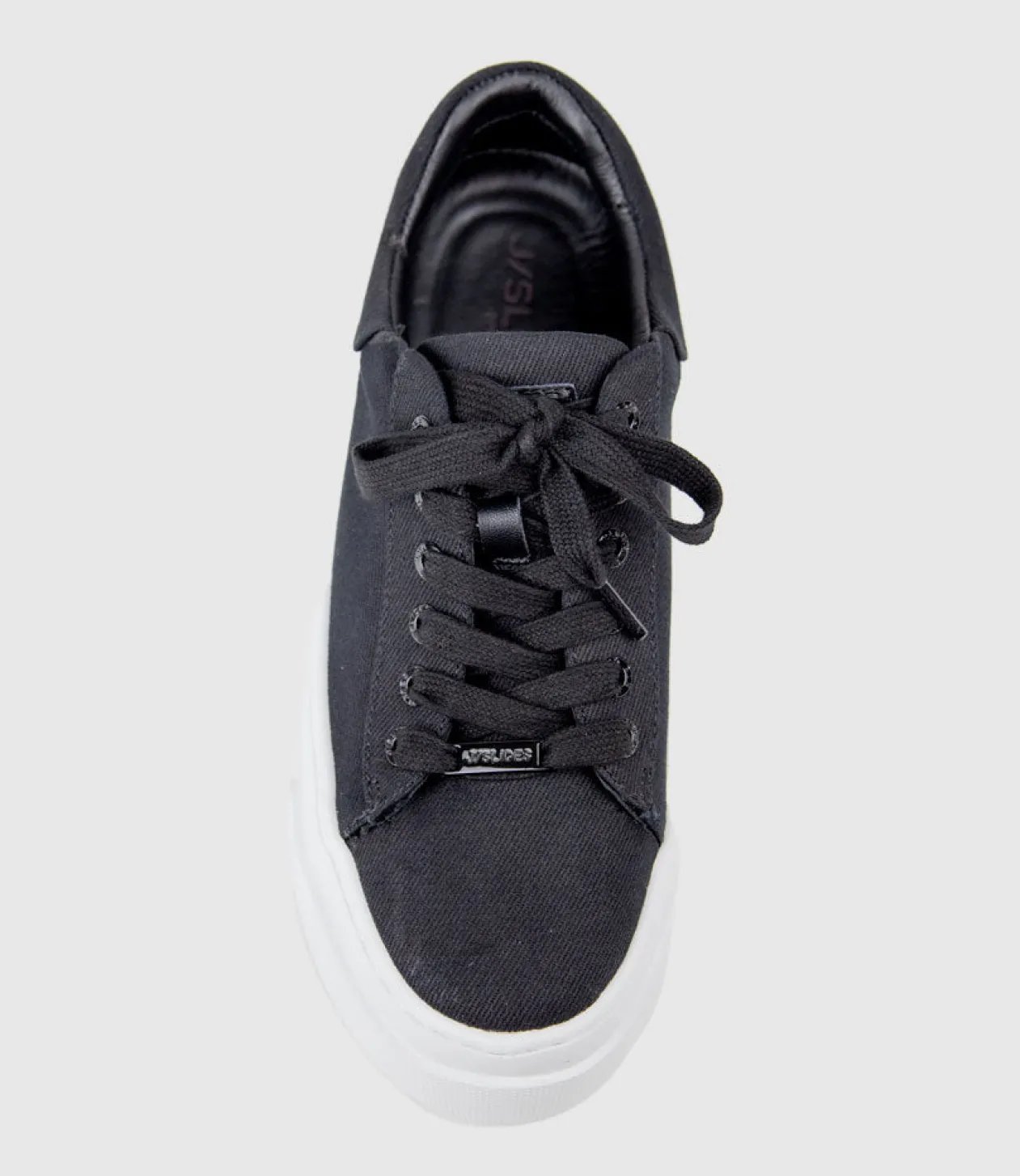 Jody Chunky Sole Canvas Sneaker In Black