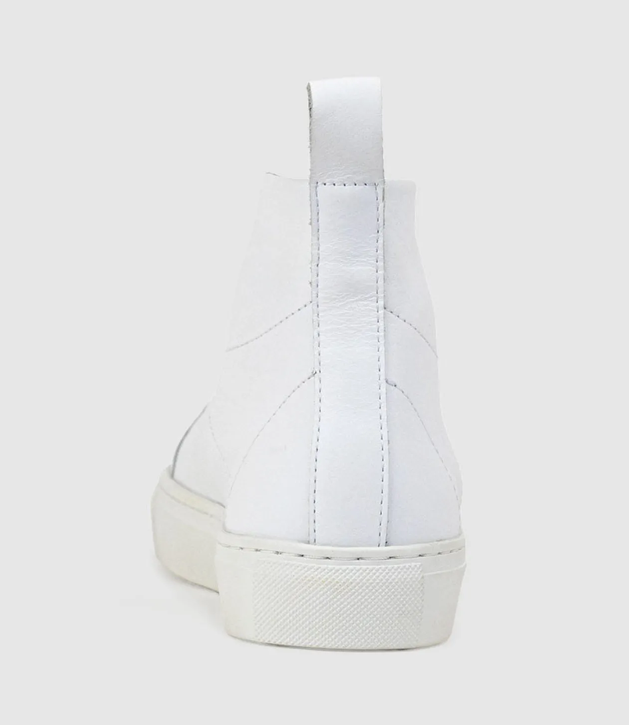 Josef High Top Sneaker In White