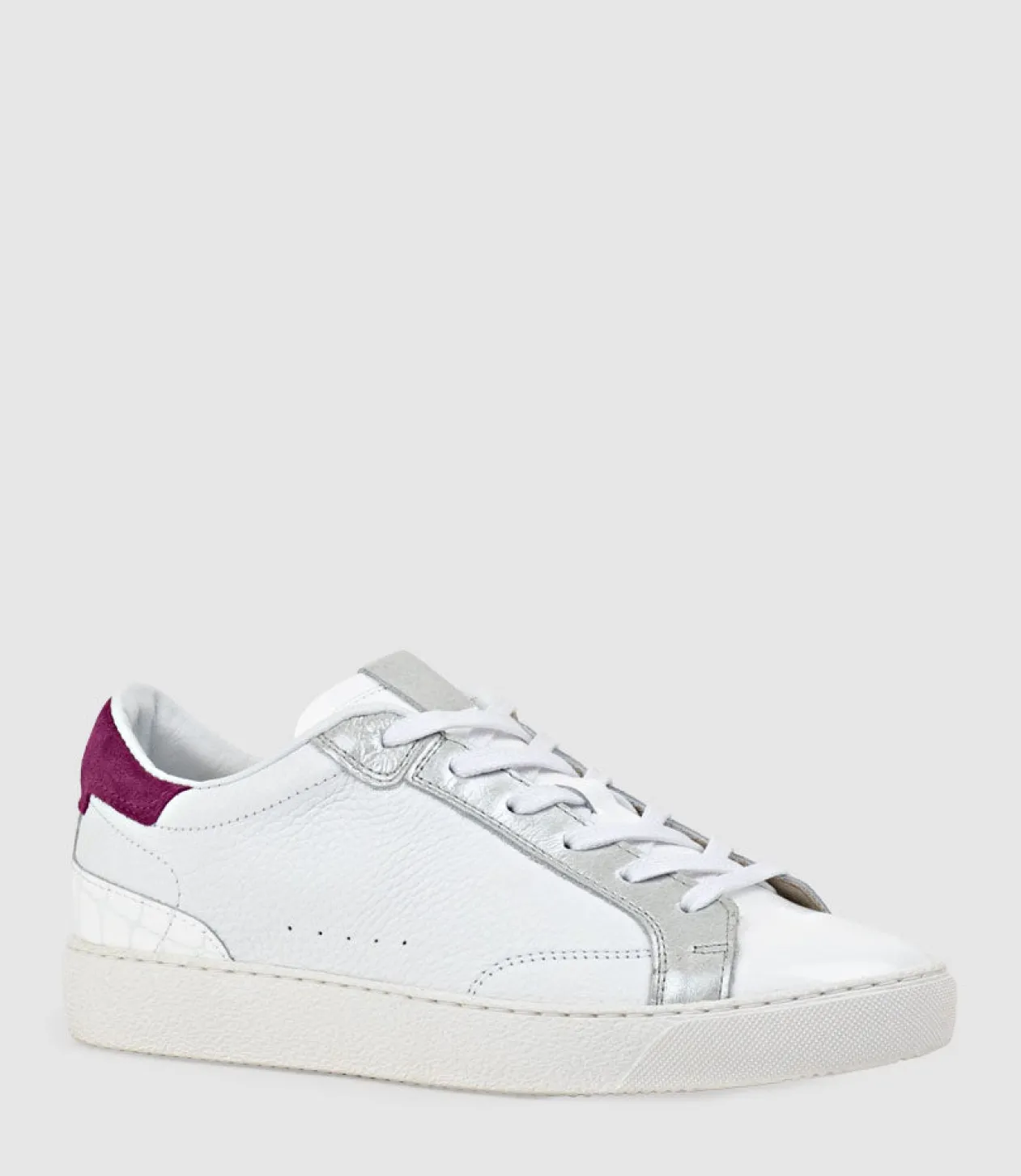 Josette Sneaker With Accents In Patent Combo