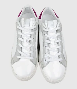 Josette Sneaker With Accents In Patent Combo