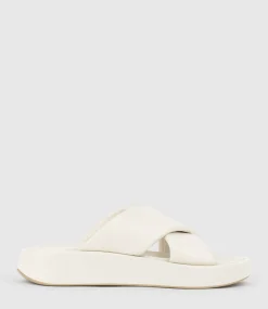 Kamir Crossover Slide On Chunky Unit In Cream