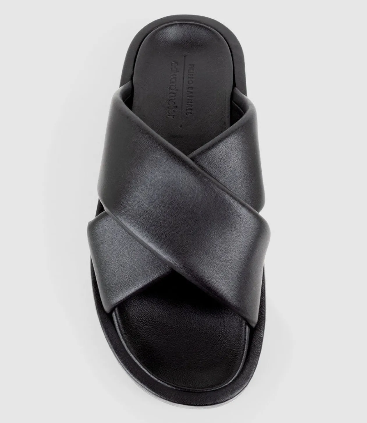 Kamir Crossover Slide On Chunky Unit In Black