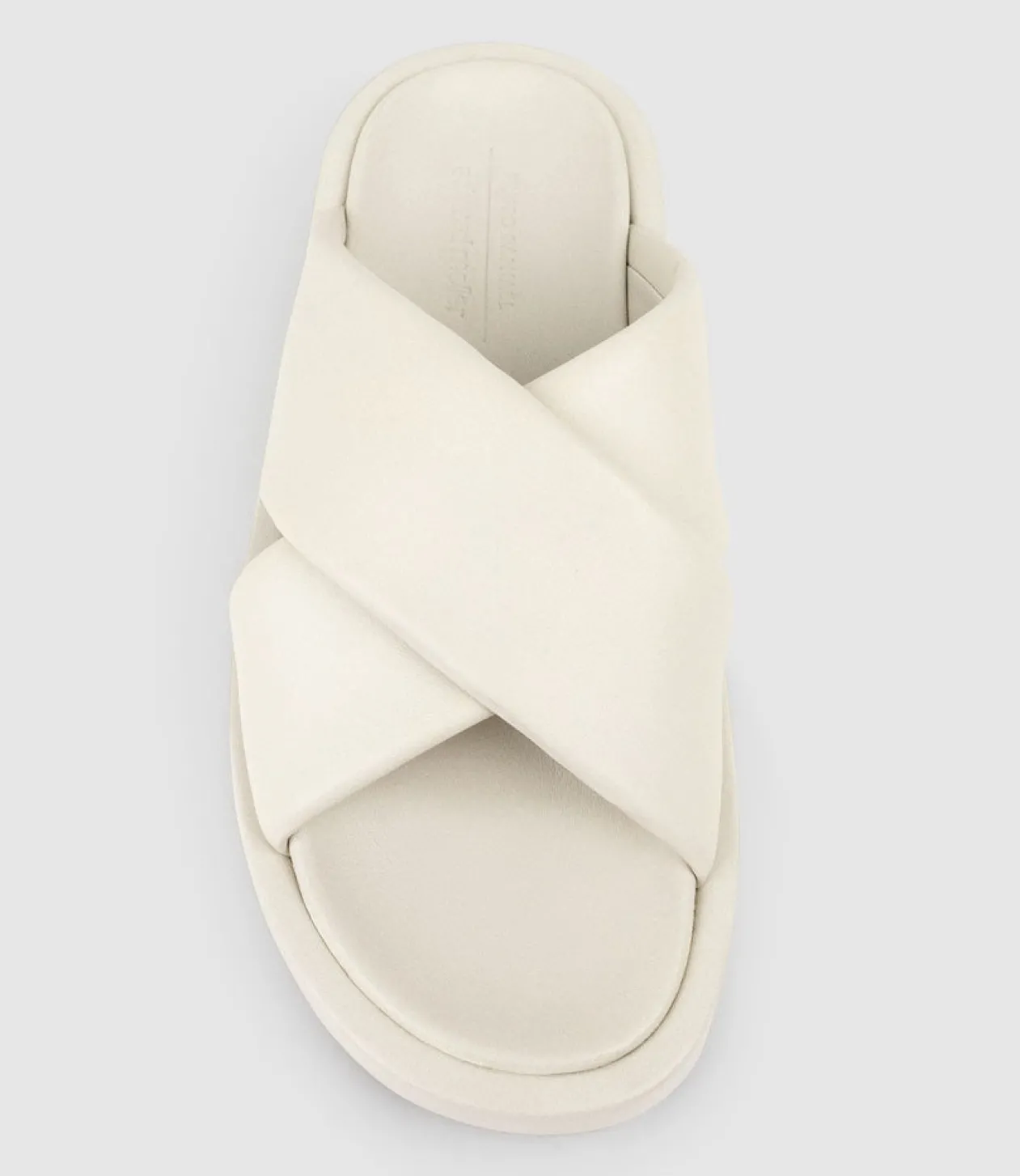 Kamir Crossover Slide On Chunky Unit In Cream
