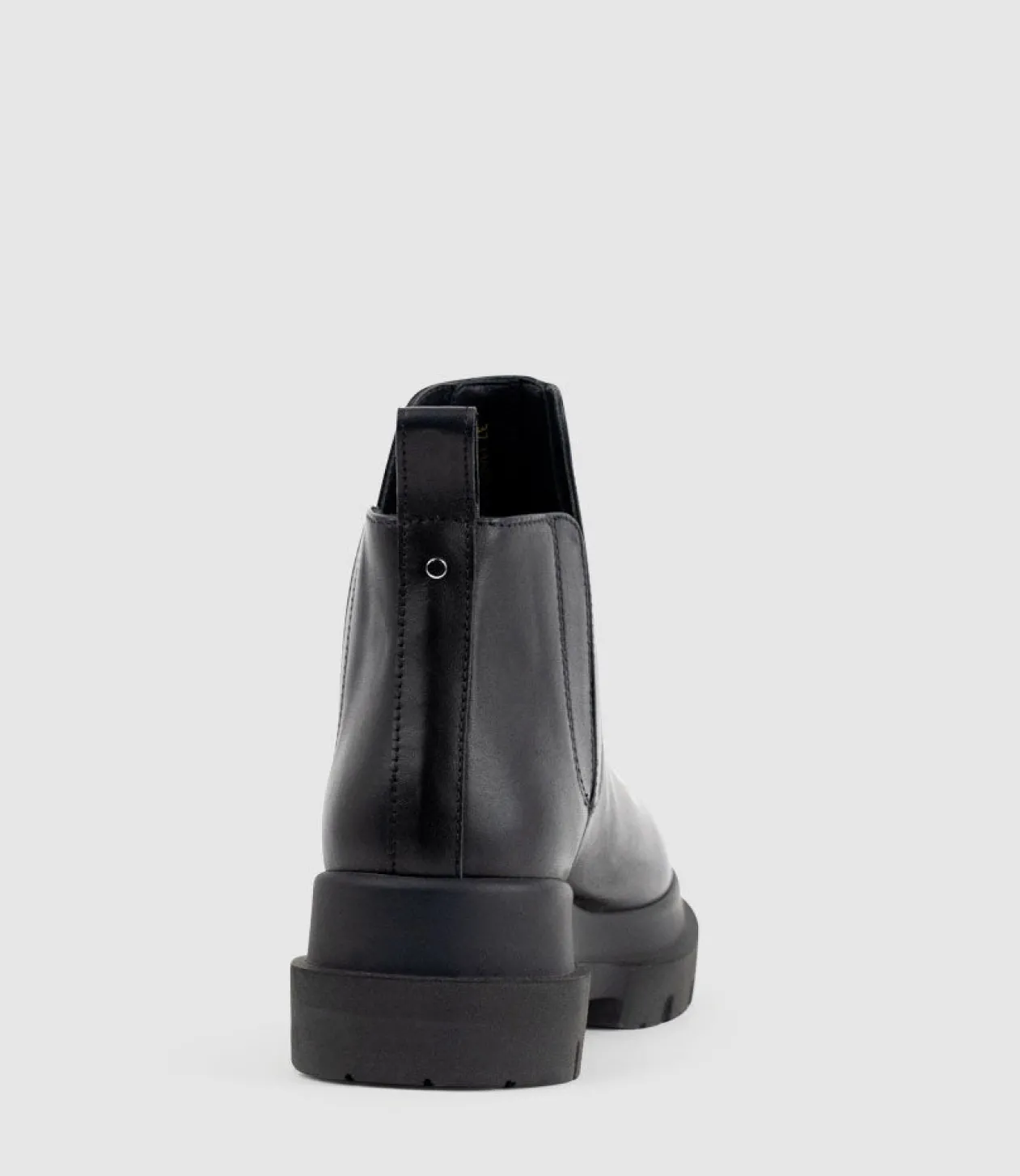 Kash Hidden Gusset Ankle Boot In Black