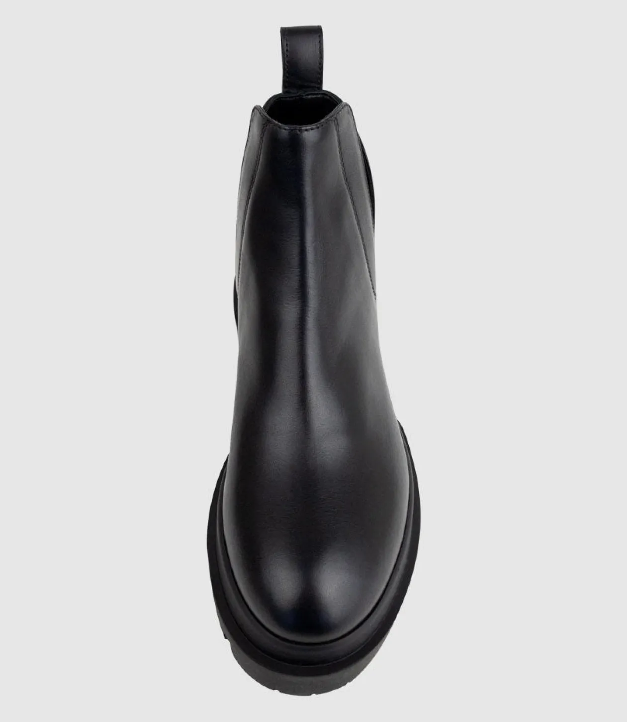 Kash Hidden Gusset Ankle Boot In Black