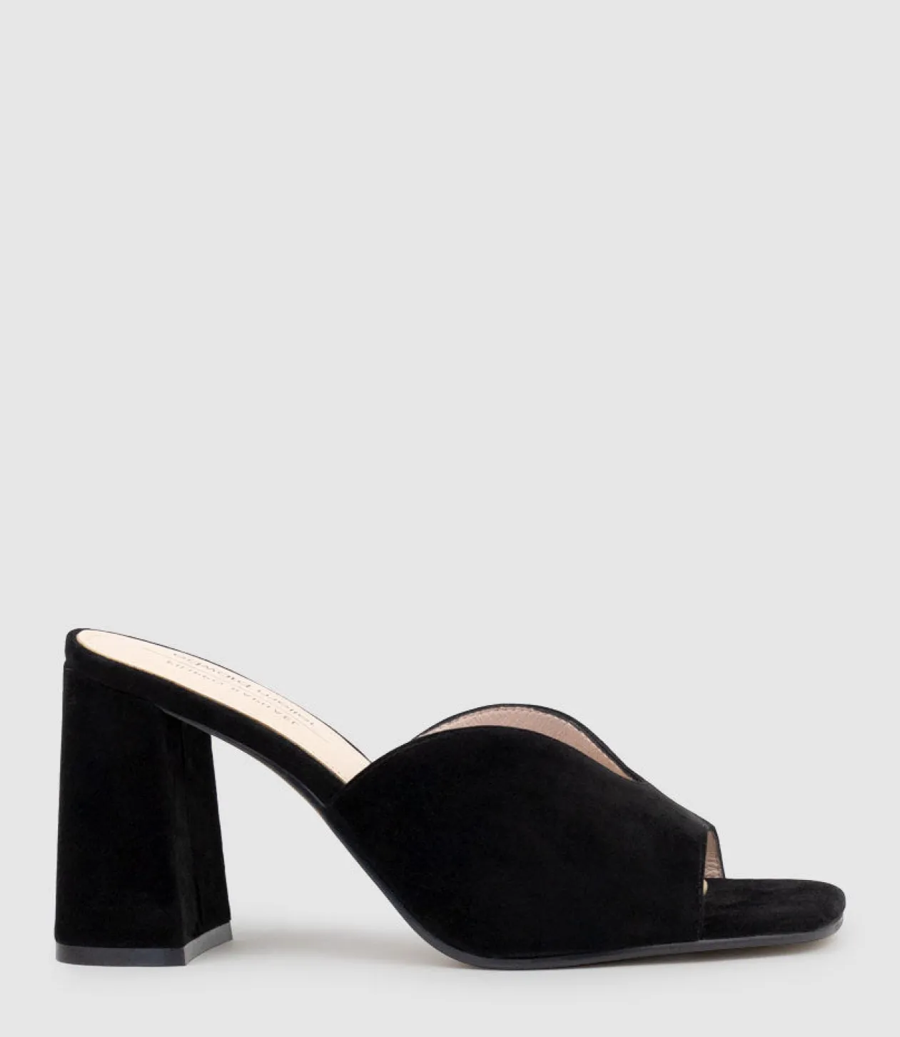 Kathy85 V Throat Slide In Black Suede