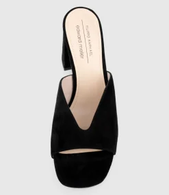 Kathy85 V Throat Slide In Black Suede