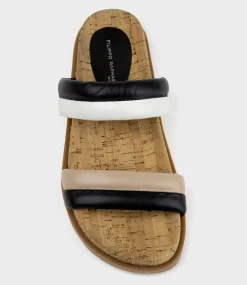 Kinala Two Strap Slide On Unit In Neutral Multi