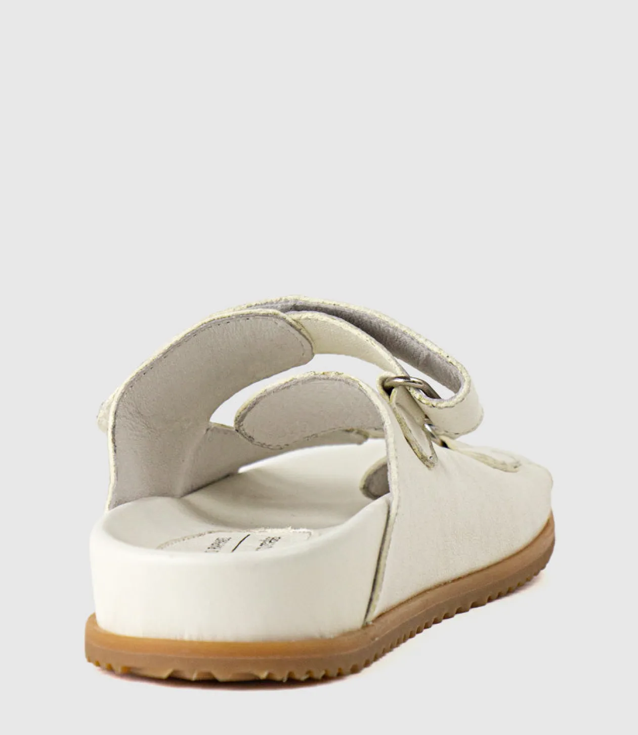 Kylo Two Strap Slide On Footbed In Offwhite