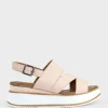 Laith Asymmetrical Sandal On Unit In Nude