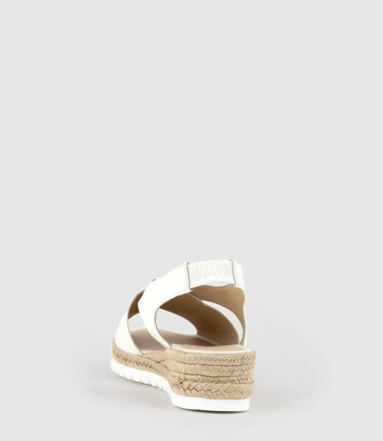 Merinda Crossover Sandal Espadrille In Offwhite