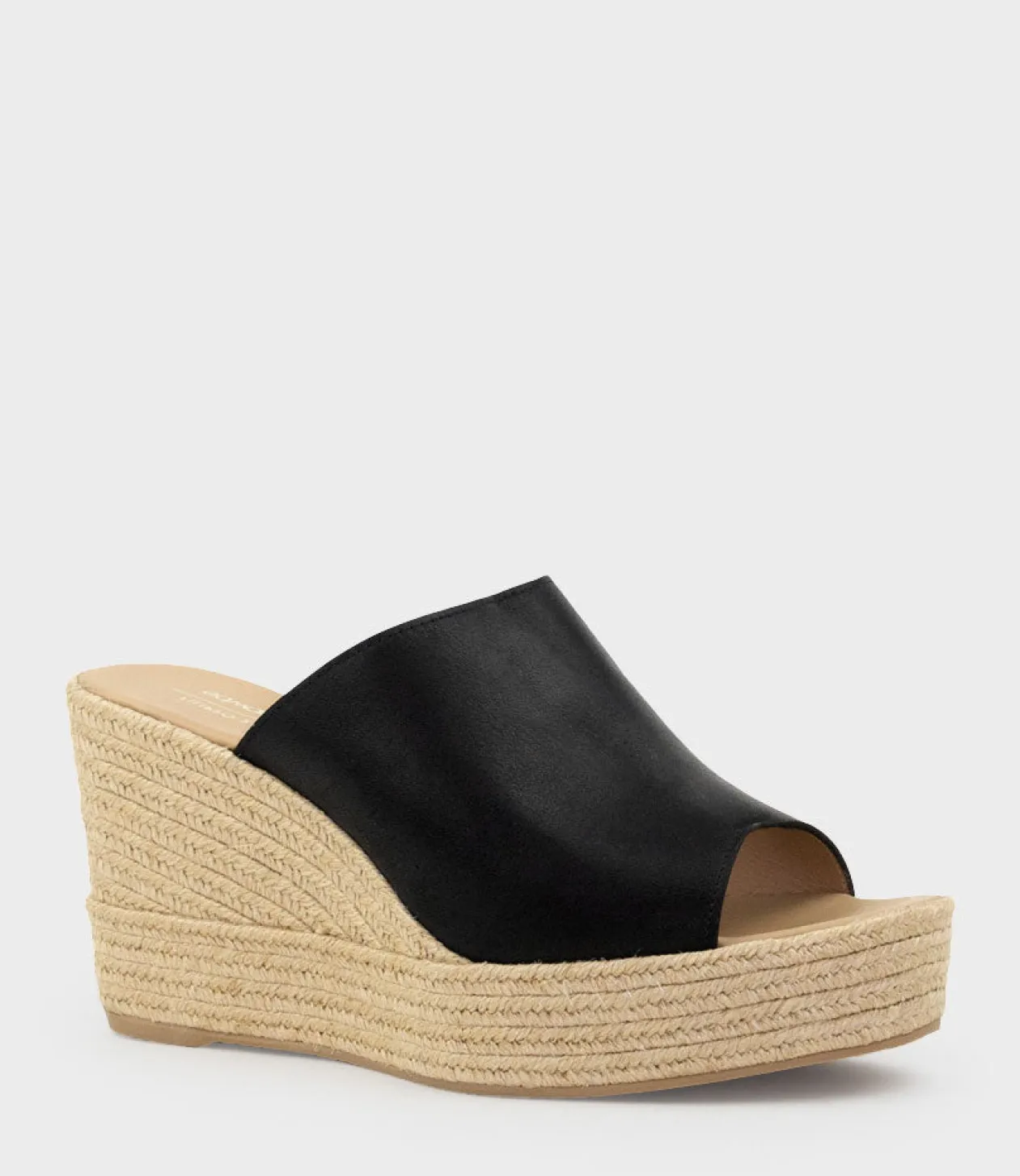 Milara Slide Espadrille In Black