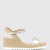 Mylo Single Strap Espadrille In Platino