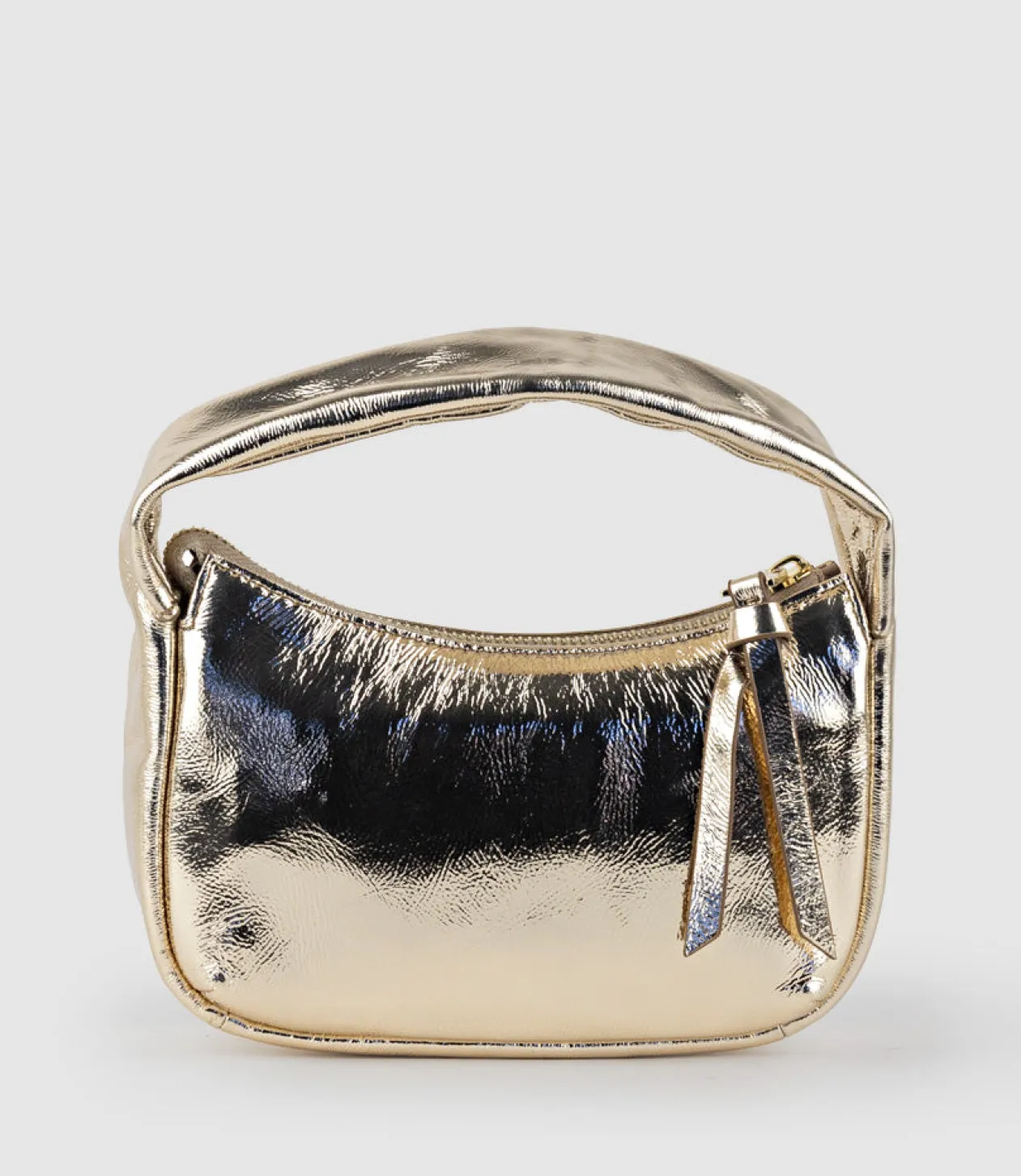 Nara Small Soft Bag In Gold Crush