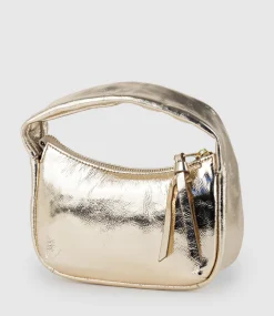 Nara Small Soft Bag In Gold Crush