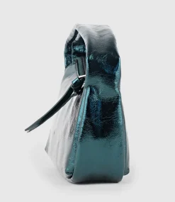 Nara Small Soft Bag In Peacock Crush