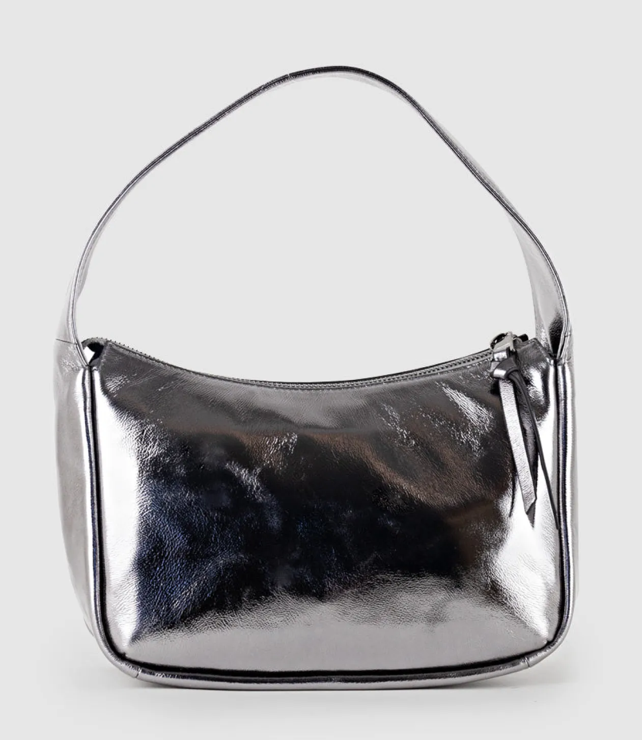 Narina Large Soft Bag In Pewter Crush