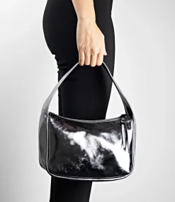 Narina Large Soft Bag In Pewter Crush