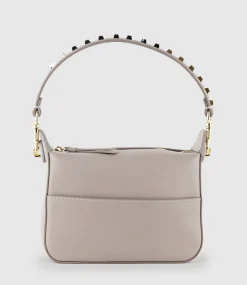 Natania Small Box Bag In Taupe