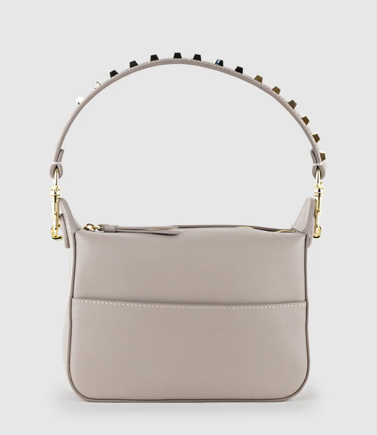 Natania Small Box Bag In Taupe