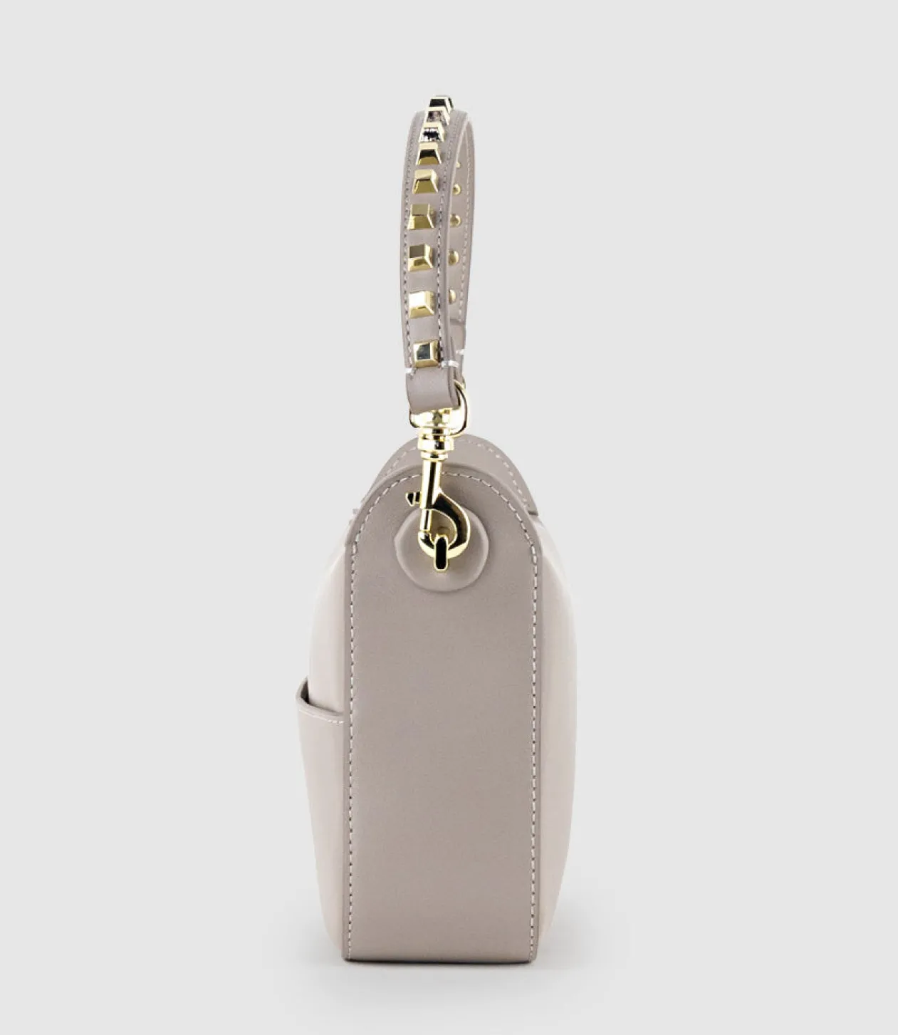 Natania Small Box Bag In Taupe