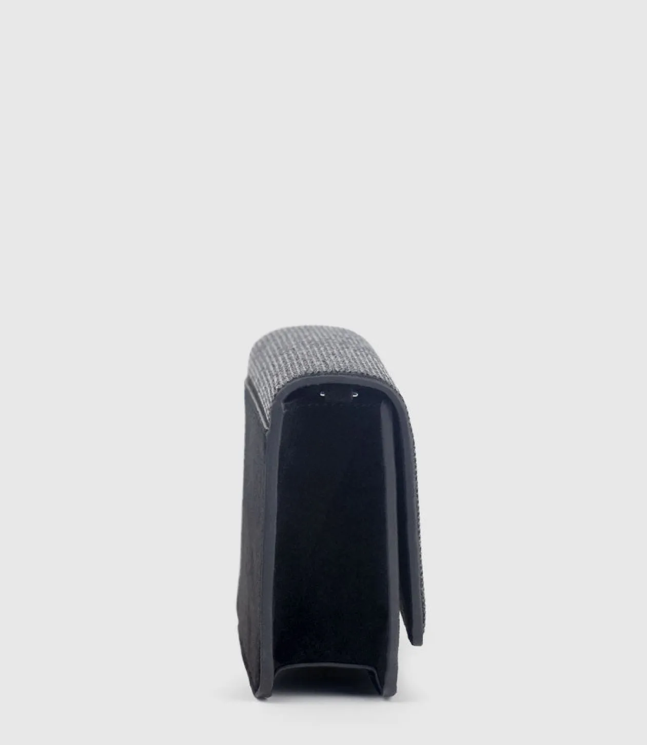 Nya Structured Crossbody Bag In Black Crystal