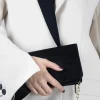 Nyx Evening Bag In Black Suede