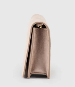 Nyx Evening Bag In Nude Suede