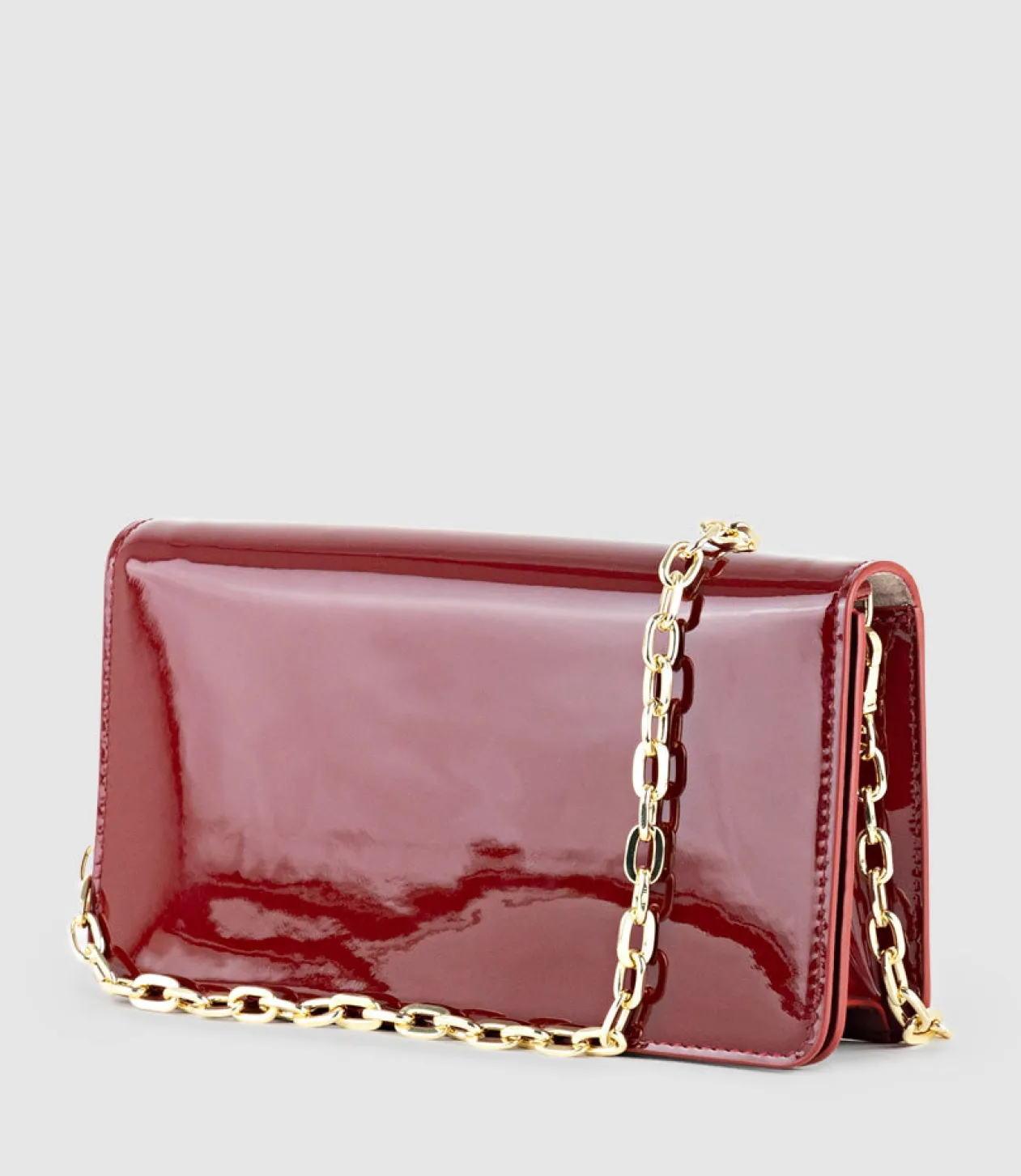 Nyx Evening Bag In Ruby Patent