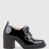 Peyton85 Lace Up On Unit In Black Patent