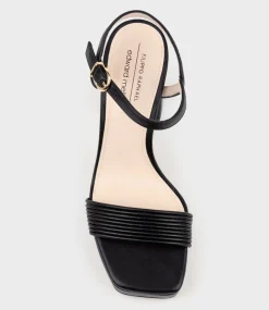 Rialto95 Banded Strap Platform Sandal In Black