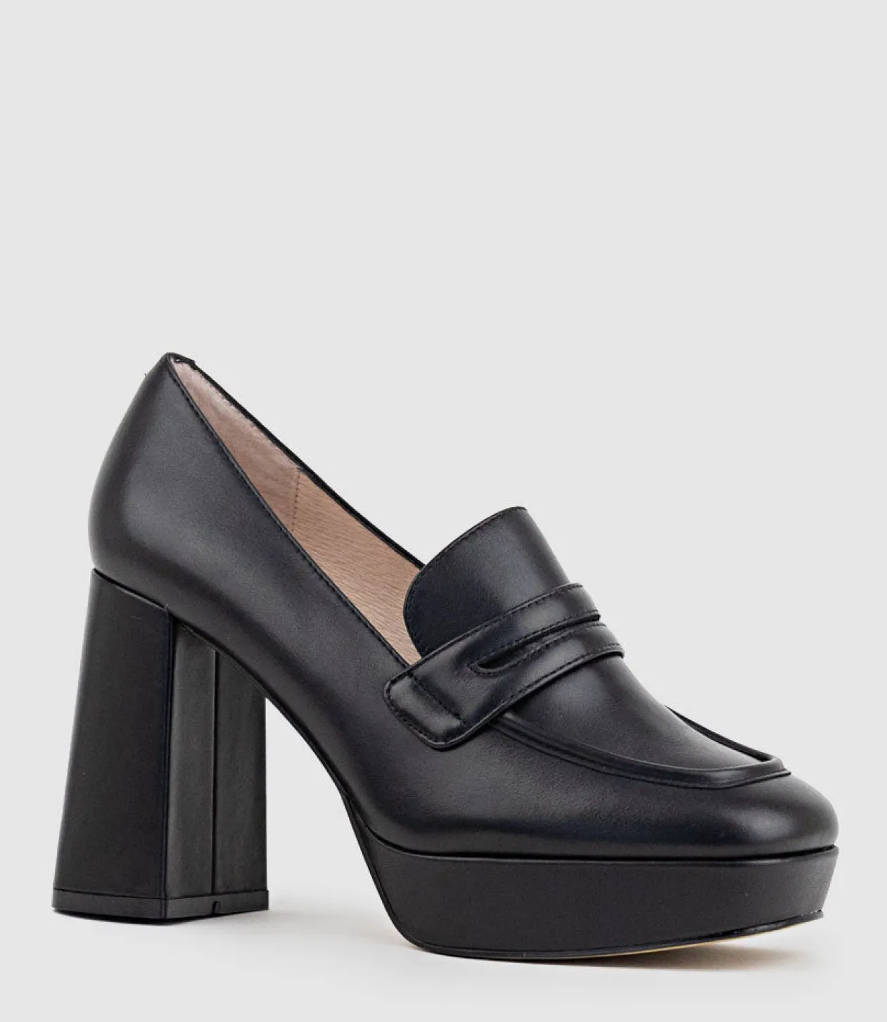 River95 Platform Loafer In Black