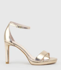 Santo90 Asymmetrical Platform Sandal In Rosegold