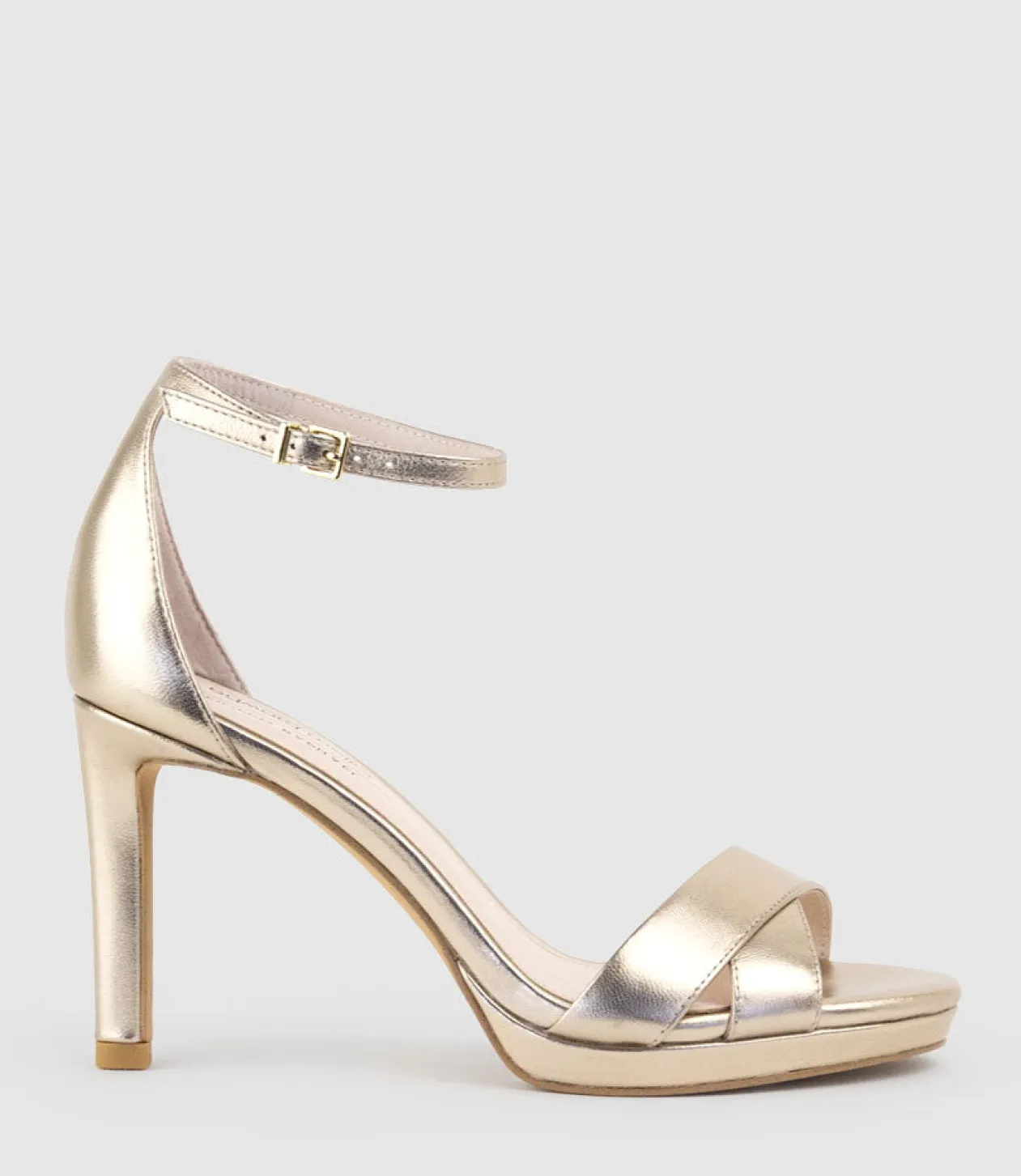 Santo90 Asymmetrical Platform Sandal In Rosegold