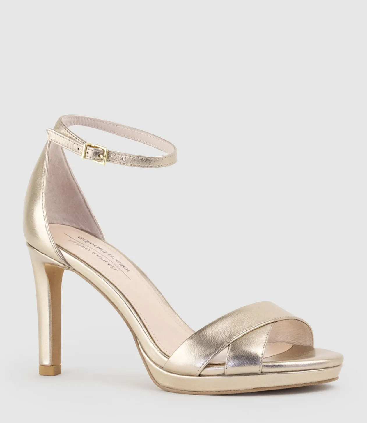 Santo90 Asymmetrical Platform Sandal In Rosegold