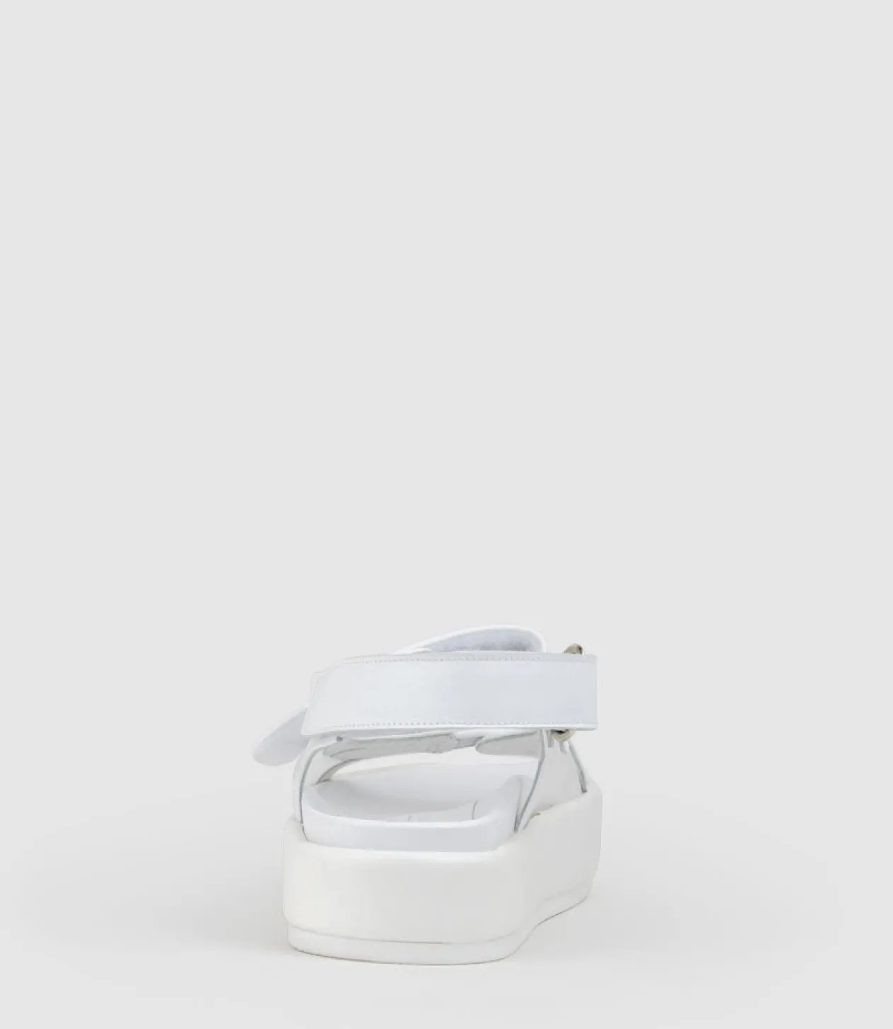 Saskia Mesh Footbed Sandal In White