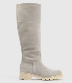 Savoury Classic Knee Boot In Pebble Suede