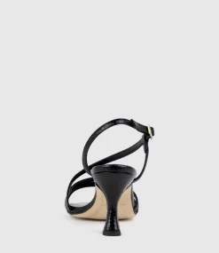 Sedai70 Strappy Sandal In Black Snake