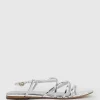 Serville Strappy Sandal In Silver