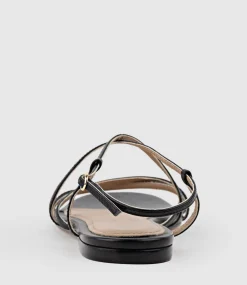 Serville Strappy Sandal In Black