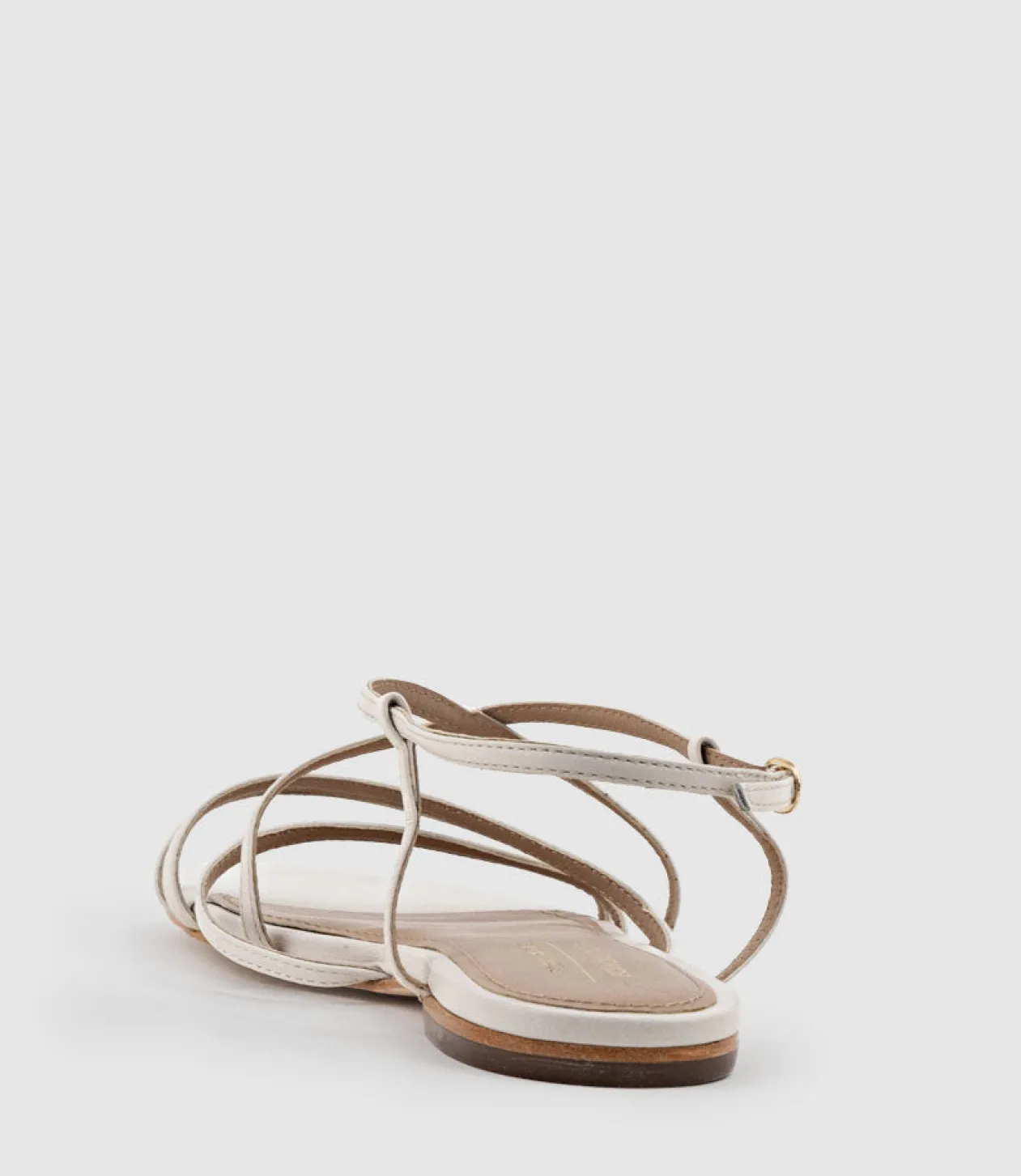 Serville Strappy Sandal In Offwhite